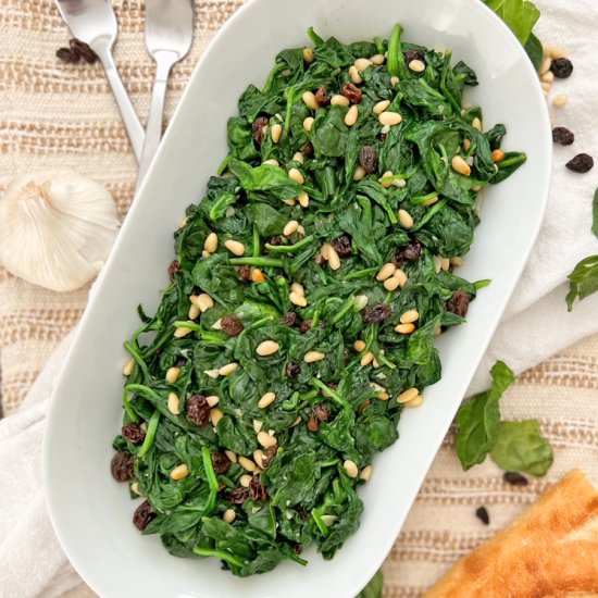 CLASSIC Catalan-Style Spinach