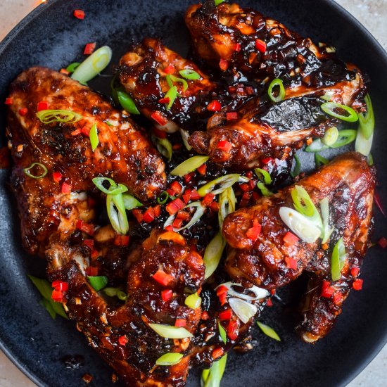 Sticky Asian Wings