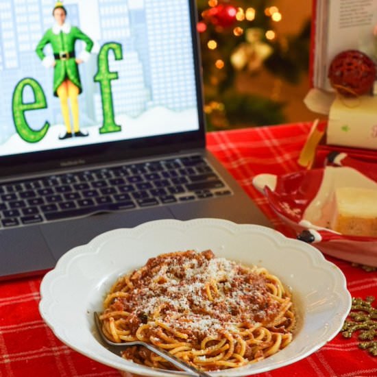 Spaghetti Marinara For Buddy-Elf