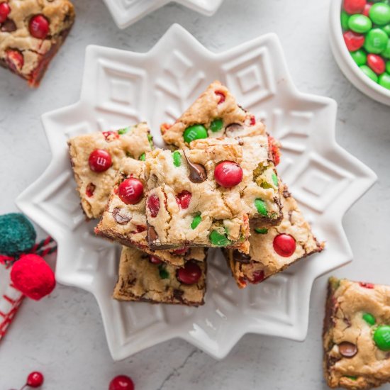 Christmas Blondies