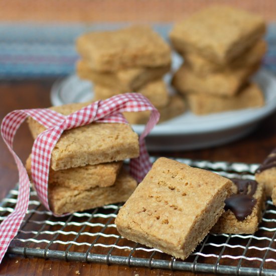 gluten free shortbread squares