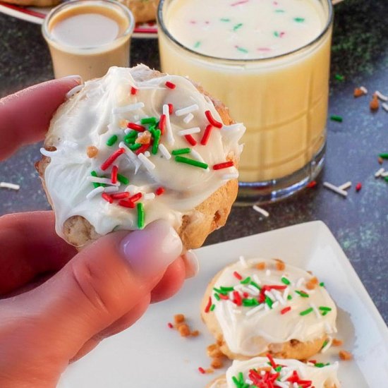 Eggnog & Baileys Cookies