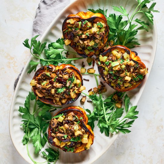 Stuffed Carnival Squash