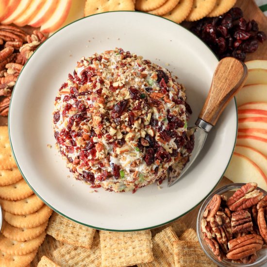 Vegan Holiday Cheese Ball