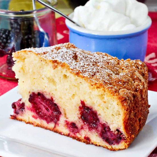 French Berry Cake