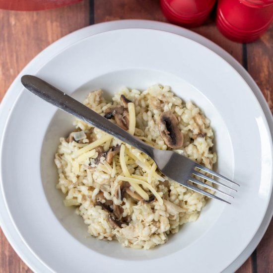 Leftover Turkey Risotto