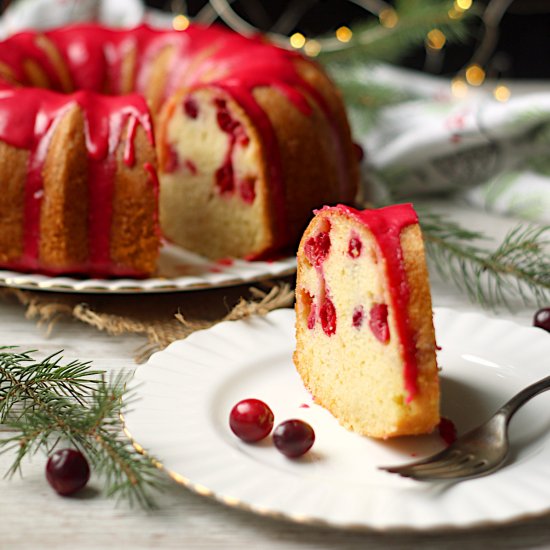 Cranberry Orange Bundt Cake