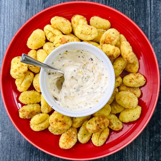 Easy Air Fryer Gnocchi Appetizer