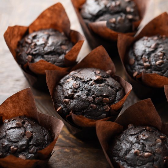 Double Chocolate Muffins