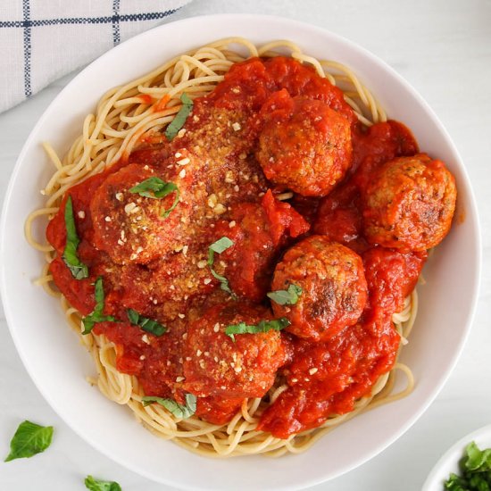 Vegan Italian Tofu Meatballs