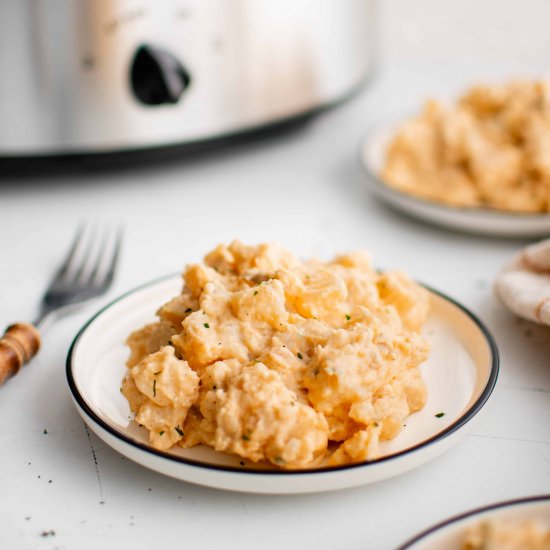 Crockpot Cheesy Potatoes