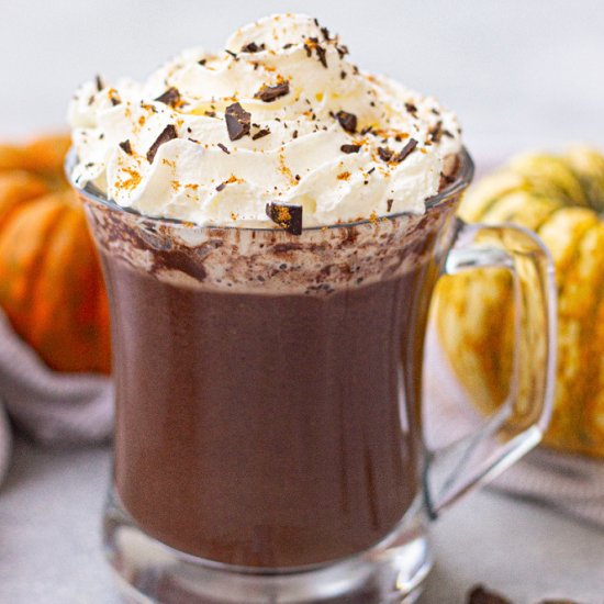 Starbucks Pumpkin Hot Chocolate