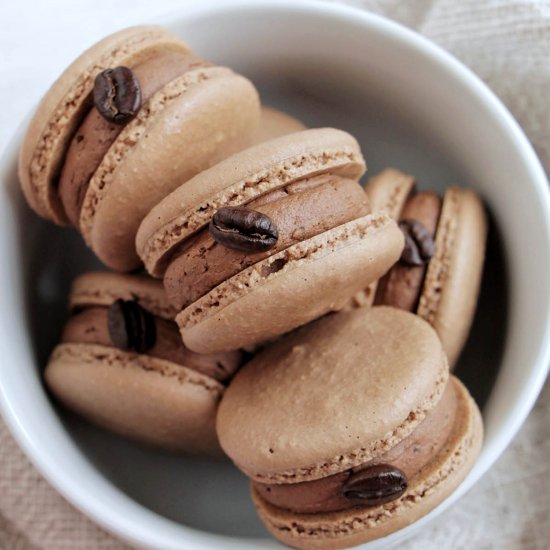 Chocolate Macaron Shells