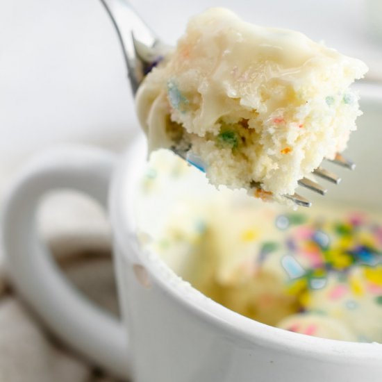 Cake In A Mug from Cake Mix