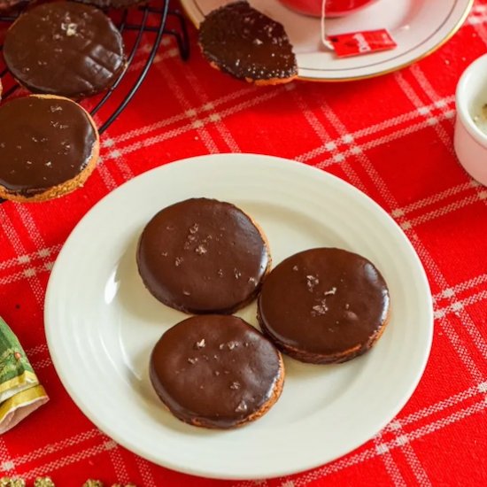 Chocolate Covered Biscuits