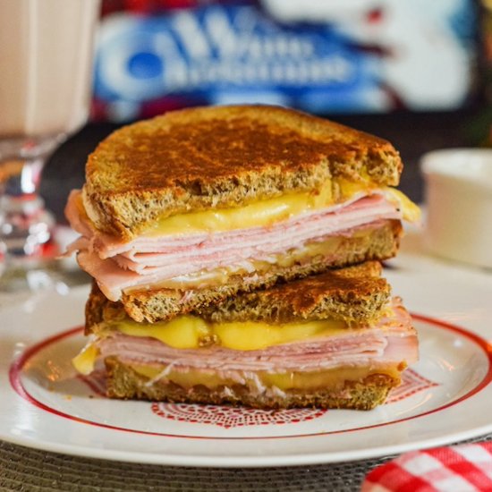 Ham & Cheese On Rye Sandwich