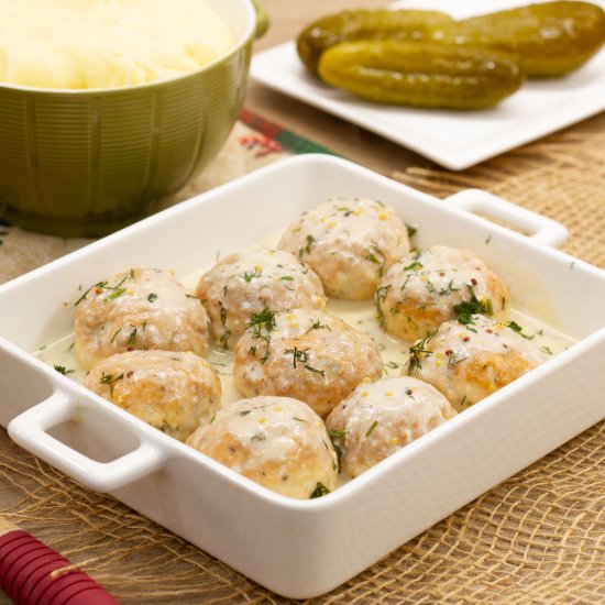 Salmon meatballs