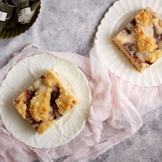 Strawberry Cream Cheese Coffee Cake