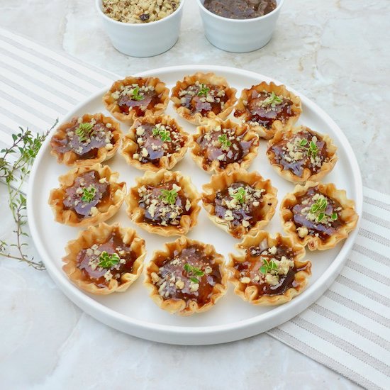 Brie Fig Jam Bites