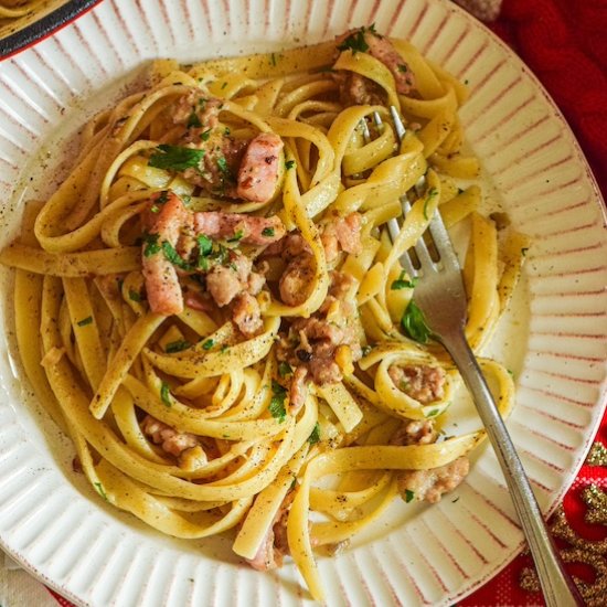 Christmas Fettuccine – The Holiday