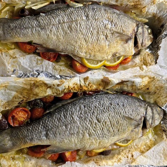 Branzino al Cartoccio