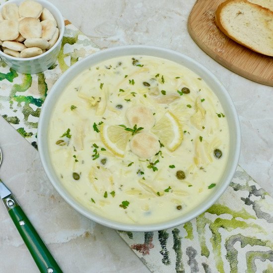 Chicken Piccata Soup