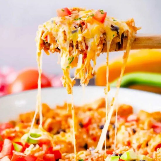 Chicken Burrito Skillet