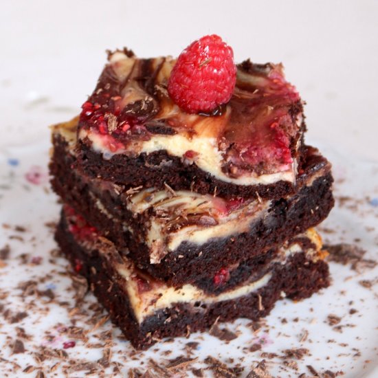 Best Raspberry Chocolate Brownies