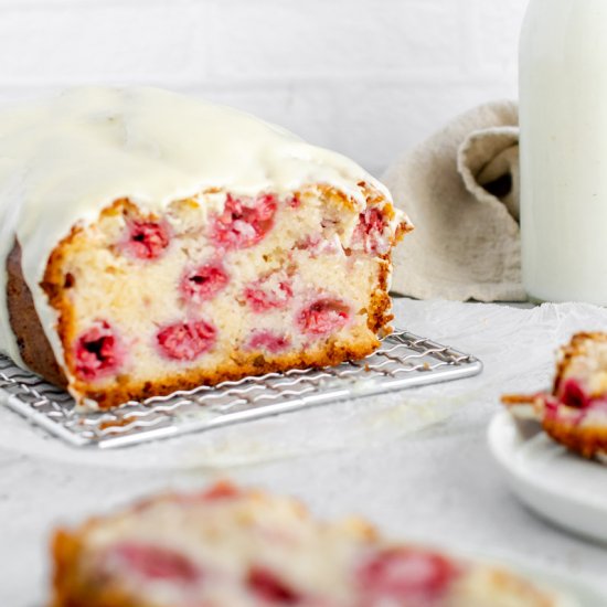 Raspberry and White Chocolate Loaf