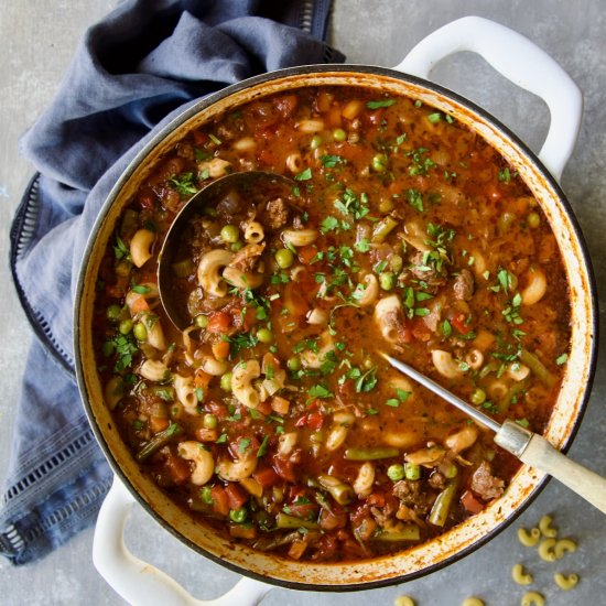 Hamburger Vegetable Soup