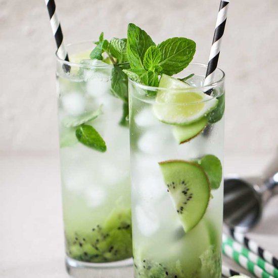 Kiwi Mojito Mocktail