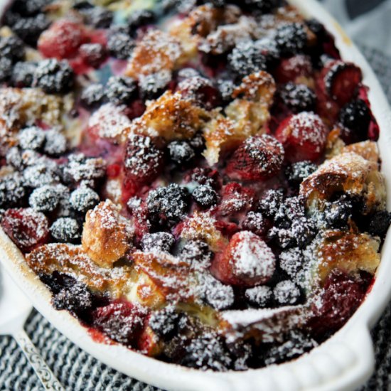 Mixed Berry French Toast Casserole