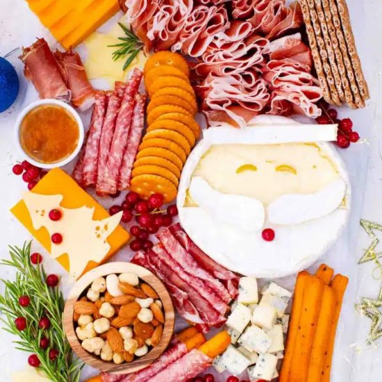 Santa Claus Cheese Board