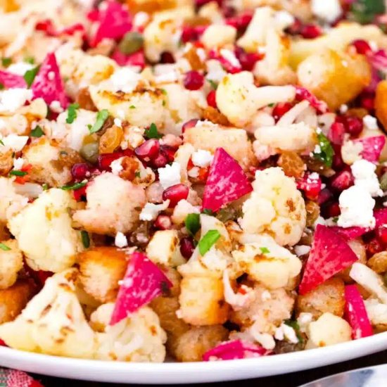 Winter Panzanella Salad