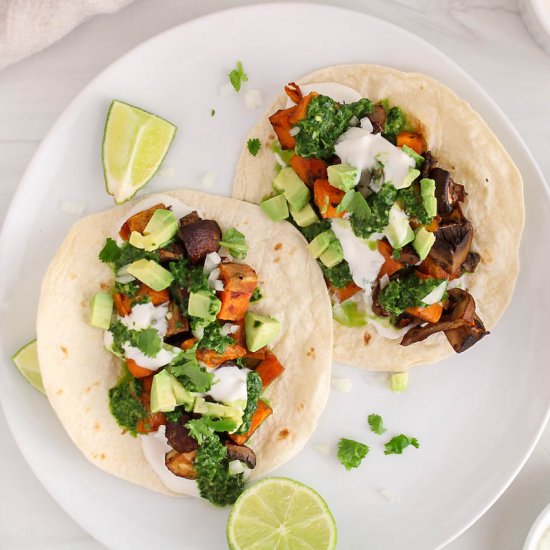 Vegan Sweet Potato Tacos