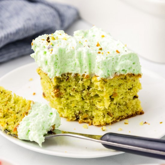 Pistachio Pudding Cake