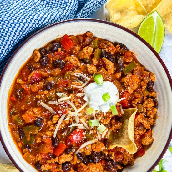 Easy Turkey Chili