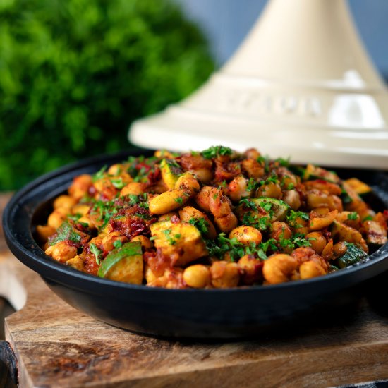 Chickpea Tagine with Harissa