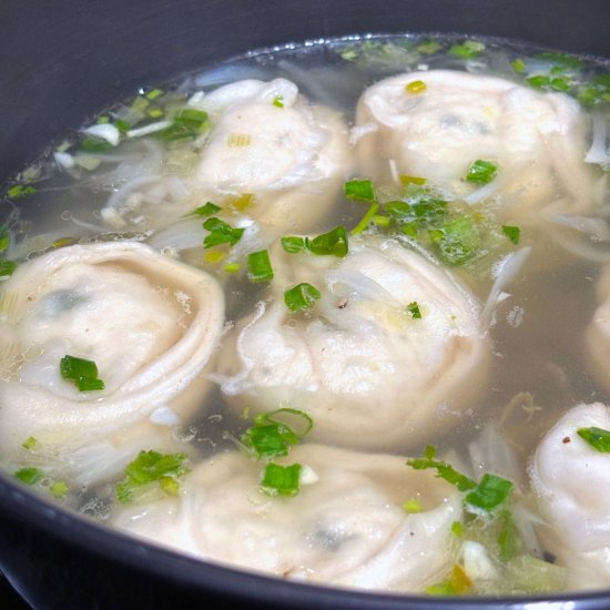 Asian Chicken Dumpling Soup