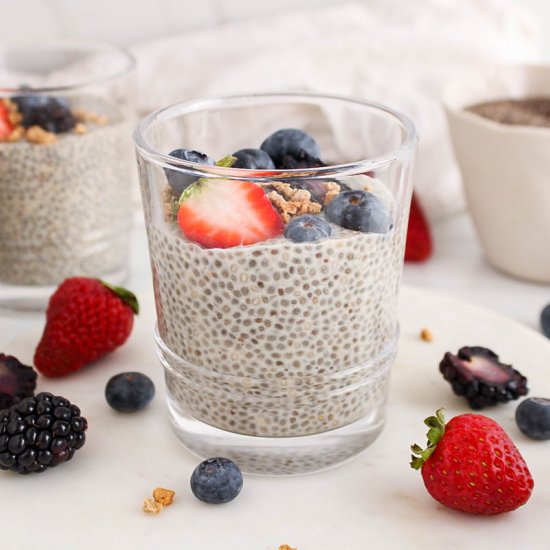 Chia Pudding with Oat Milk