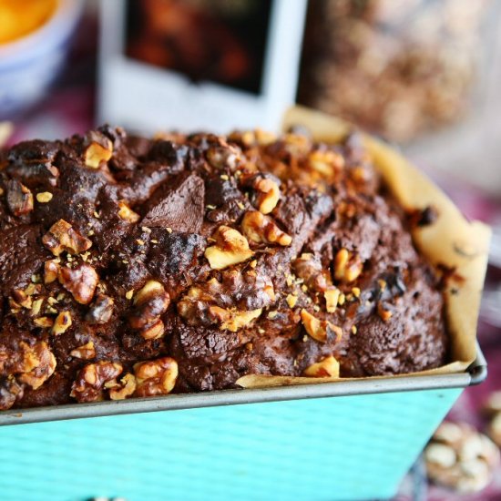 Spiced Pumpkin Bread with Chocolate