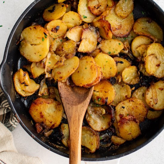 Fried Potatoes and Onions