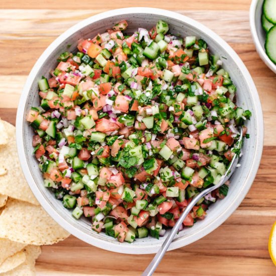 Cucumber Pico De Gallo