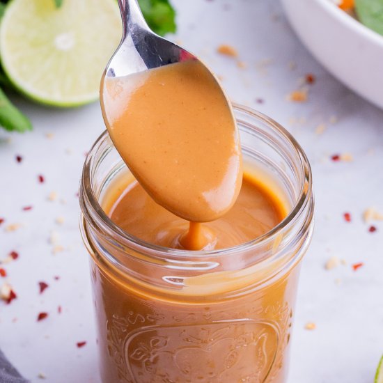 Thai Peanut Salad Dressing