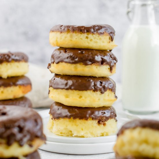 Chocolate Dipped Donuts