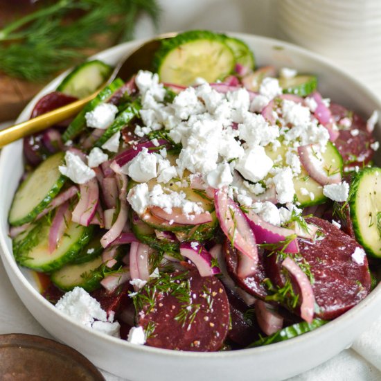 Beet Cucumber Salad