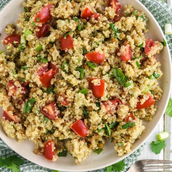 Lentil Quinoa Salad