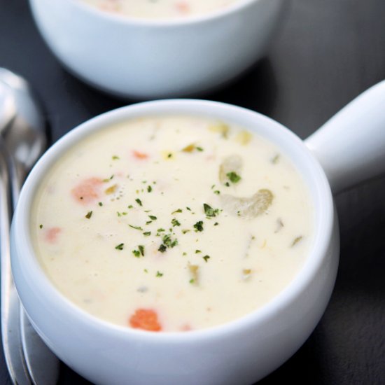 Creamy Chicken Pastina Soup