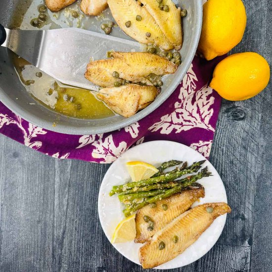 Low Carb Flounder Piccata Recipe