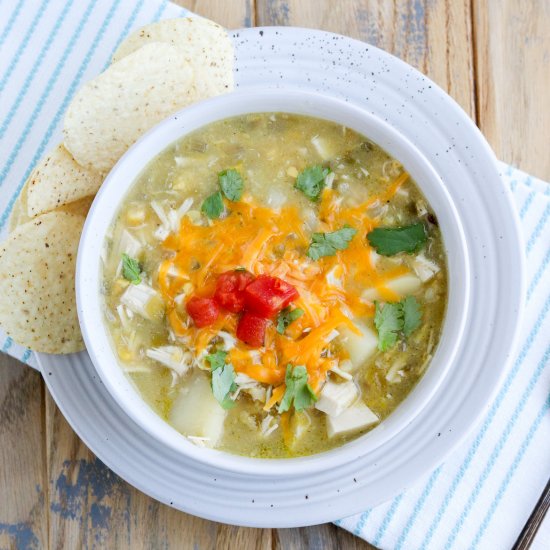 Green Chile Chicken Soup